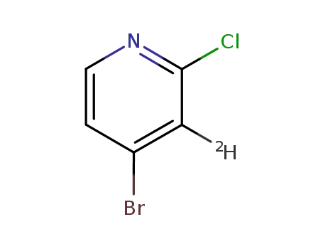 Molecular Structure of 100921-62-8 (bromo-4 chloro-2 deuterio-3 pyridine)