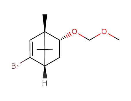 Molecular Structure of 603966-47-8 (Bicyclo[2.2.1]hept-2-ene, 3-bromo-6-(methoxymethoxy)-1,7,7-trimethyl-,
(1S,4S,6R)-)