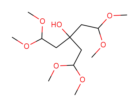 Molecular Structure of 86203-45-4 (3-(2,2-Dimethoxyethyl)-1,1,5,5-tetramethoxy-3-pentanol)