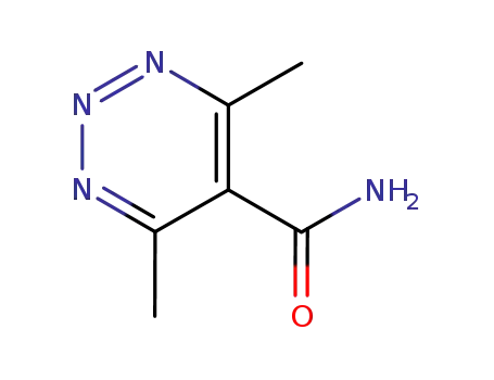 Molecular Structure of 135659-91-5 (1,2,3-Triazine-5-carboxamide,4,6-dimethyl-(9CI))