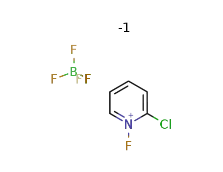 Molecular Structure of 119071-51-1 (C<sub>5</sub>H<sub>4</sub>ClFN<sup>(1+)</sup>*BF<sub>4</sub><sup>(1-)</sup>)