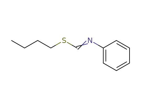 Molecular Structure of 19911-91-2 (n-Butyl-N-phenylthioformimidat)