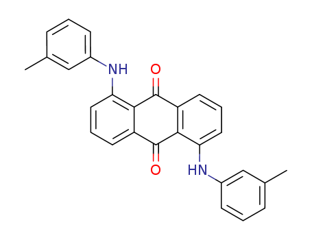 9,10-Anthracenedione,1,5-bis[(3-methylphenyl)amino]-