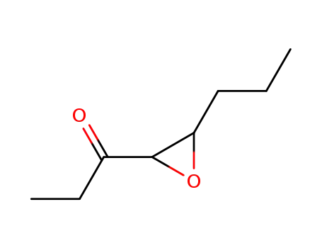 Molecular Structure of 6124-59-0 (1-Propanone, 1-(3-propyloxiranyl)-)