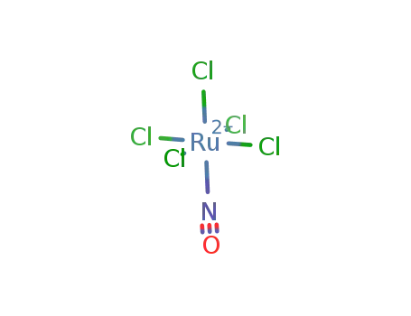 Molecular Structure of 19592-09-7 (pentachloronitrosylruthenate(2-))