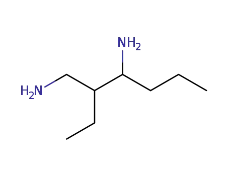 Molecular Structure of 10157-78-5 (1,3-Hexanediamine, 2-ethyl-)