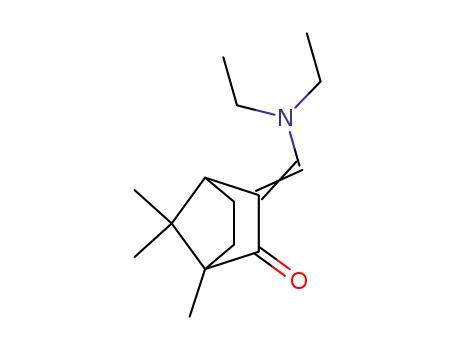 Molecular Structure of 28945-18-8 (3-diethylaminomethylene-1,7,7-trimethyl-norbornan-2-one)