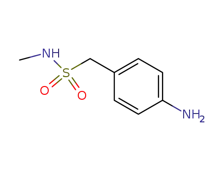 Molecular Structure of 109903-35-7 (4-Amino-N-methylbenzenemethanesulfonamide)