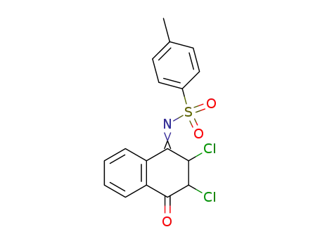 2,3-Dichloro-4-p-tolylsulfonylimino-1,2,3,4-tetrahydronaphthalen-1-one