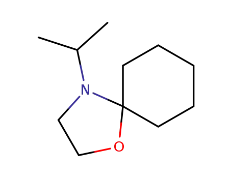 Molecular Structure of 91322-92-8 (2,2-pentamethylene-3-isopropyloxazolidine)