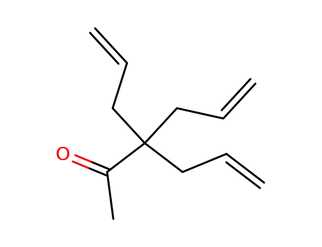 Molecular Structure of 76003-04-8 (α,α,α-triallyacetone)
