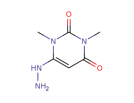 6-hydrazino-1,3-dimethyl-1<i>H</i>-pyrimidine-2,4-dione