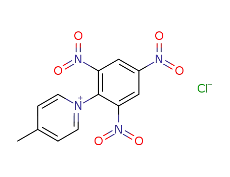 Molecular Structure of 7000-43-3 (4-methyl-1-picryl-pyridinium; chloride)