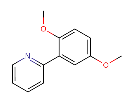 Molecular Structure of 98061-26-8 (Pyridine, 2-(2,5-dimethoxyphenyl)-)