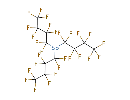 Molecular Structure of 194549-83-2 (Sb(C<sub>4</sub>F<sub>9</sub>)3)