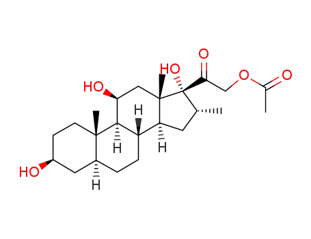 21-acetoxy-3β,11β,17-trihydroxy-16α-methyl-5α-pregnan-20-one