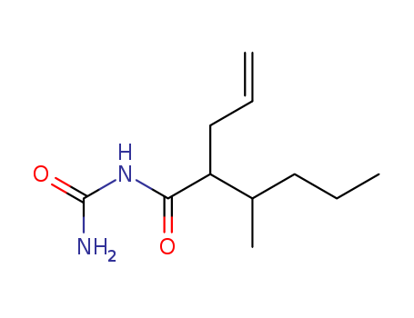 Hexanamide,N-(aminocarbonyl)-3-methyl-2-(2-propen-1-yl)- cas  88374-61-2