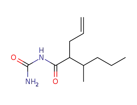 Molecular Structure of 88374-61-2 (N-carbamoyl-3-methyl-2-(prop-2-en-1-yl)hexanamide)