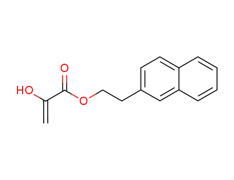 Molecular Structure of 78998-25-1 (2-Hydroxy-acrylic acid 2-naphthalen-2-yl-ethyl ester)