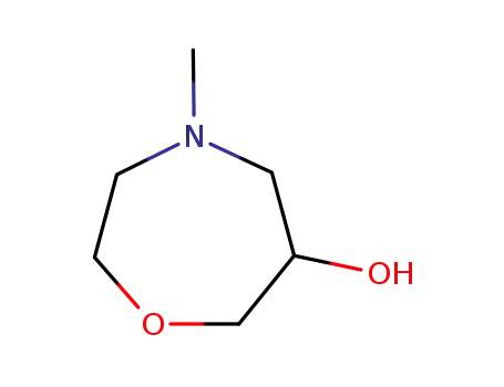 Molecular Structure of 110528-98-8 (perhydro-6-hydroxy-4-methyl-1,4-oxazepine)