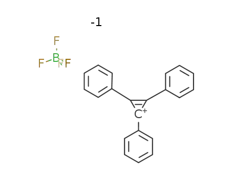 Molecular Structure of 741-16-2 (Cyclopropenium, triphenyl-, tetrafluoroborate(1-))