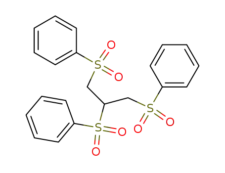 Molecular Structure of 15515-75-0 (Benzene, 1,1',1''-[1,2,3-propanetriyltris(sulfonyl)]tris-)