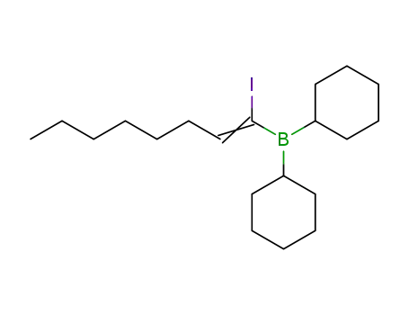 Borane, dicyclohexyl(1-iodo-1-octenyl)-, (Z)-