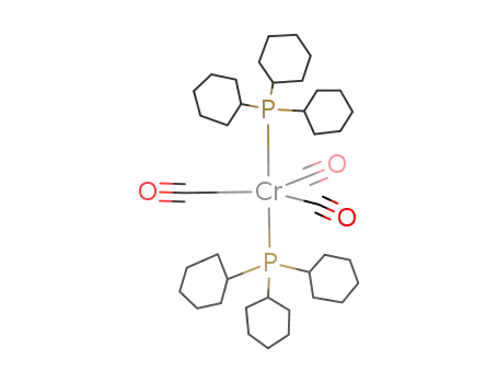 Molecular Structure of 114595-36-7 (Cr(CO)3{P(C<sub>6</sub>H<sub>11</sub>)3}2)