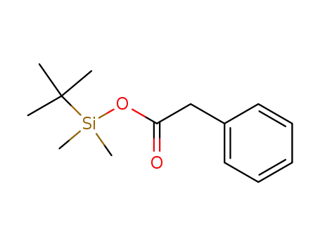 Molecular Structure of 78323-99-6 (tert-butyldimethylsilyl 2-phenylethanoate)