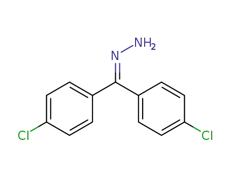 Molecular Structure of 5463-11-6 ([bis(4-chlorophenyl)methylidene]hydrazine)