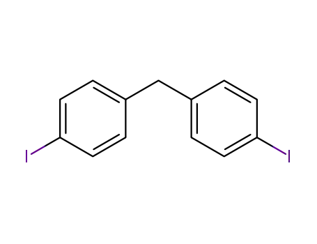 Molecular Structure of 23055-78-9 (Benzene,1,1'-methylenebis[4-iodo-)