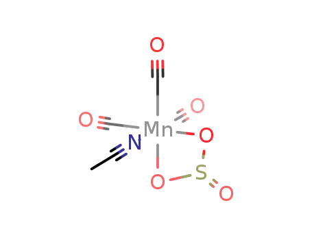 Molecular Structure of 195135-41-2 (acetonitril-O,O-sulfitomanganese(II) tricarbonyl)