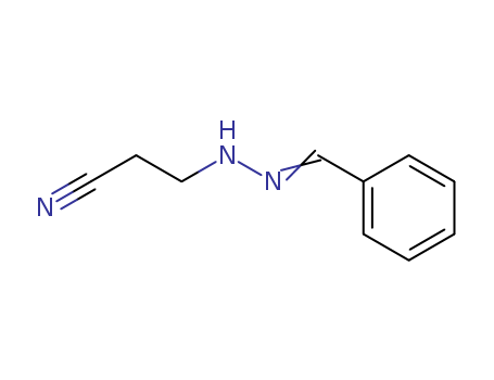 3-(2-benzylidenehydrazinyl)propanenitrile