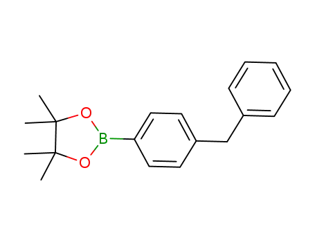 Molecular Structure of 911708-01-5 (4-Benzylbenzeneboronic acid pinacol ester, 97%)