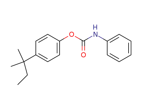 Molecular Structure of 66018-72-2 (phenyl-carbamic acid-(4-<i>tert</i>-pentyl-phenyl ester))