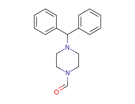 Molecular Structure of 58103-44-9 (1-Benzhydryl-4-formylpiperazine)