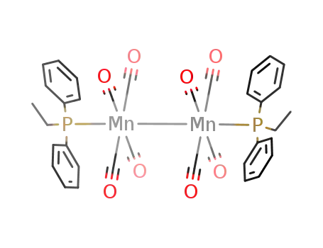 Molecular Structure of 15444-76-5 (Mn<sub>2</sub>(CO)8(ethyldiphenylphosphine)2)