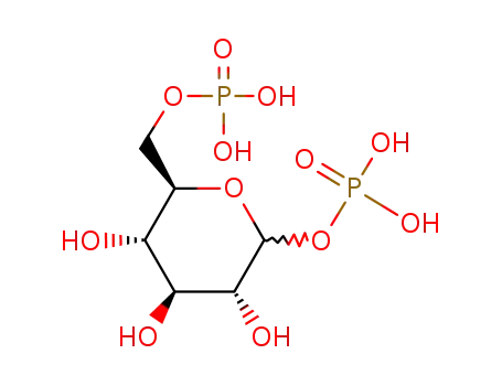 Molecular Structure of 305-58-8 (D-Glucose-1,6-diphosphate)