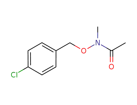 Molecular Structure of 1352918-92-3 (N-((4-chlorobenzyl)oxy)-N-methylacetamide)