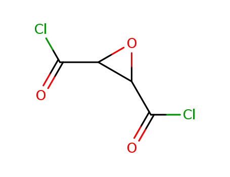 Molecular Structure of 63129-87-3 (2,3-Oxiranedicarbonyl dichloride (9CI))