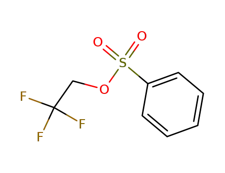 Molecular Structure of 339-48-0 (2,2,2-trifluoroethyl benzenesulfonate)