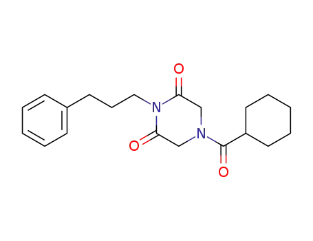 2,6-Piperazinedione, 4-(cyclohexylcarbonyl)-1-(3-phenylpropyl)-