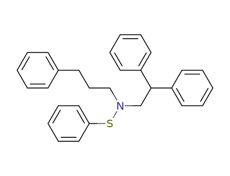 Benzenesulfenamide, N-(2,2-diphenylethyl)-N-(3-phenylpropyl)-