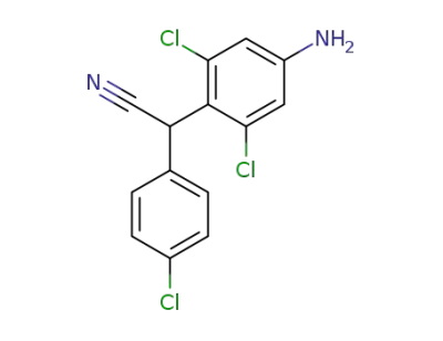 4-AMino-2,6-디클로로-α-(4-클로로페닐)벤젠아세토니트릴