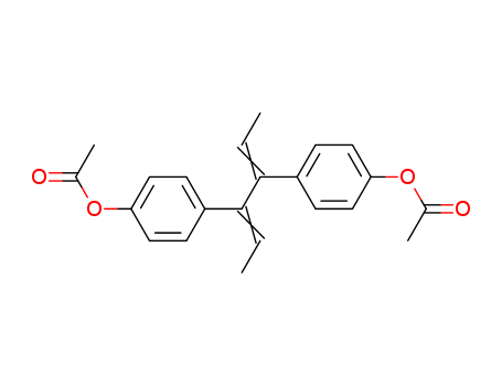 Phenol,4,4'-(1,2-diethylidene-1,2-ethanediyl)bis-, diacetate (9CI)                                                                                                                                      