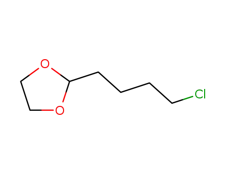 Molecular Structure of 118336-86-0 (2-(4-CHLOROBUTYL)-1,3-DIOXOLANE)