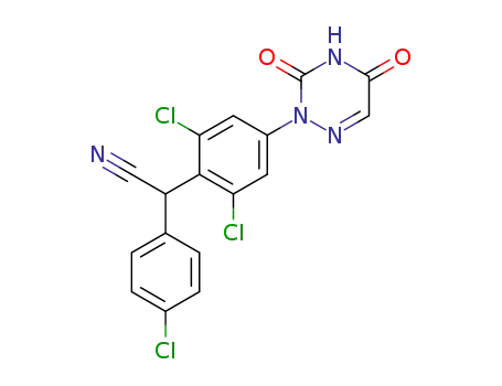 Molecular Structure of 101831-37-2 (Diclazuril)
