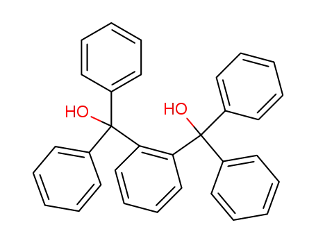 Molecular Structure of 6538-32-5 (benzene-1,2-diylbis(diphenylmethanol))