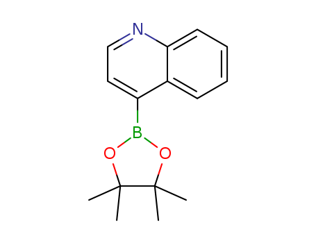 Quinoline, 4-(4,4,5,5-tetramethyl-1,3,2-dioxaborolan-2-yl)-