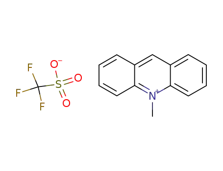 Molecular Structure of 97801-84-8 (N-methylacridinium trifluoromethansulfonate)